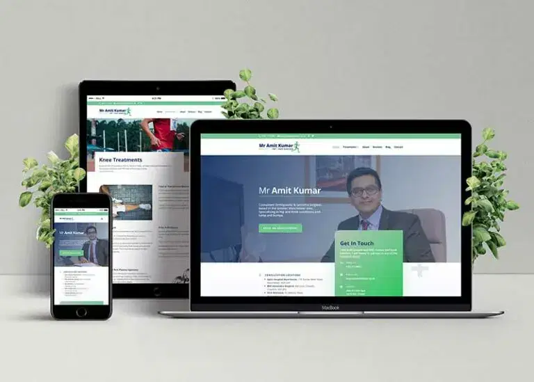 Mr Amit Kumar Responsive Website
