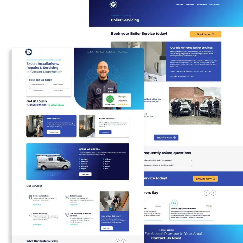JD Plumbing Website ft 1