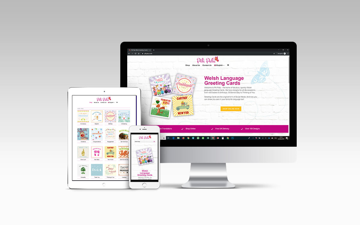 Our first multi-lingual website: Pili Pala Cards 1 Pili Pala