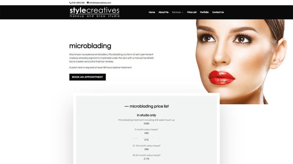 Stylecreatives interactive website