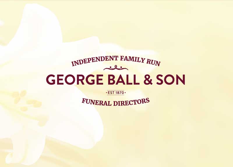 George Ball and Sons Funeral stockport website design 2