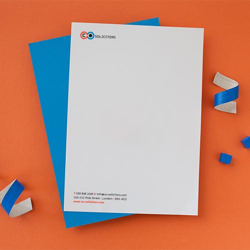You'll create a great first impression with your correspondence by using smooth white Echo Bond Stationery letterheads and comp slips. Printed in full colour on one or boths sides.