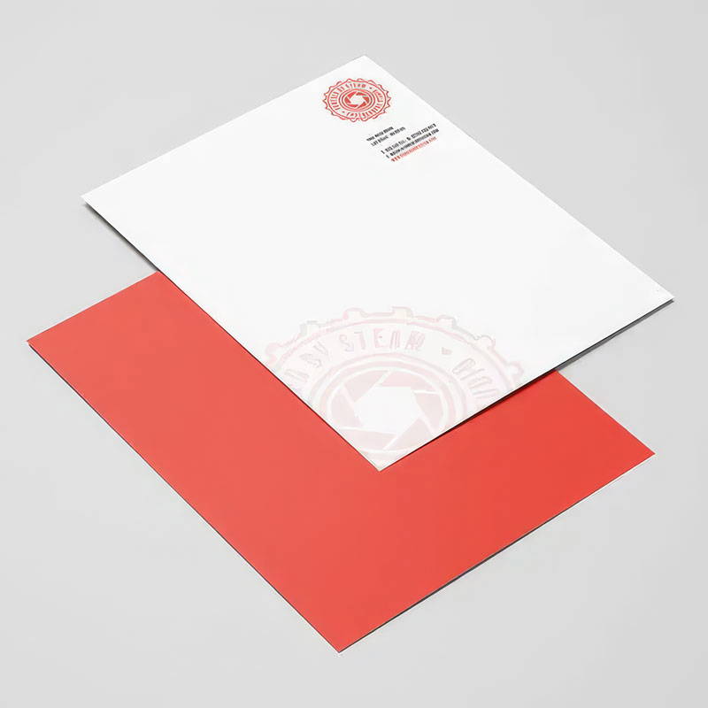 Our undisputed best-seller. A brilliantly white, ultra-smooth premium letterhead and comp slips that runs seamlessly through both office laser and inkjet printers. It gives an immediate impression of seasoned corporate success.