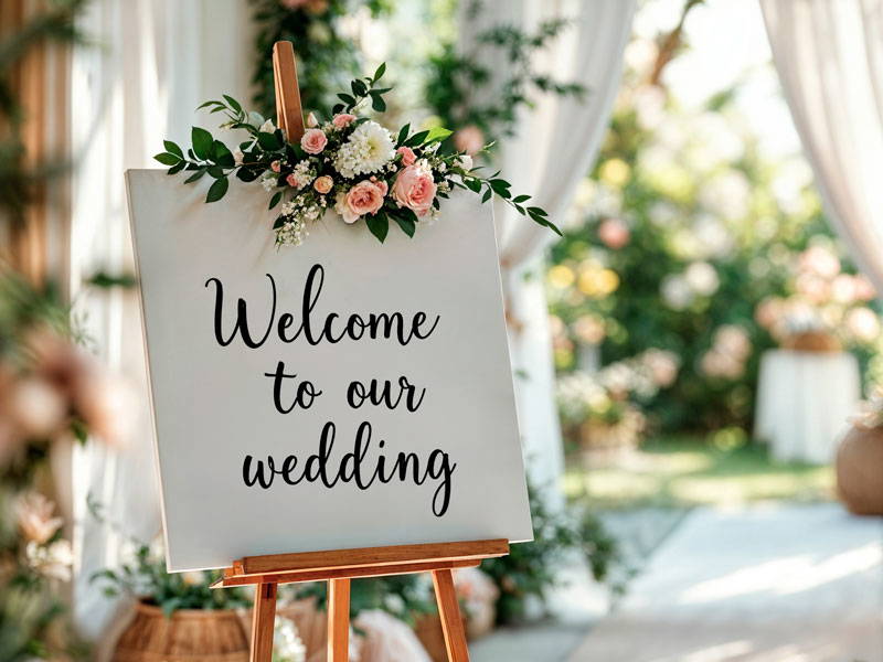wedding Table Plans stockport & Welcome Signs